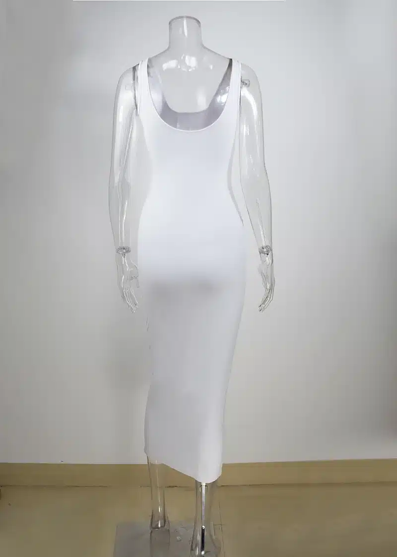NewAsia Garden 2 Layers Cotton Autumn Dress Winter Women Long Dress Sexy Bodycon Dress Midi Club Ladies Dresses White Vestidos 35