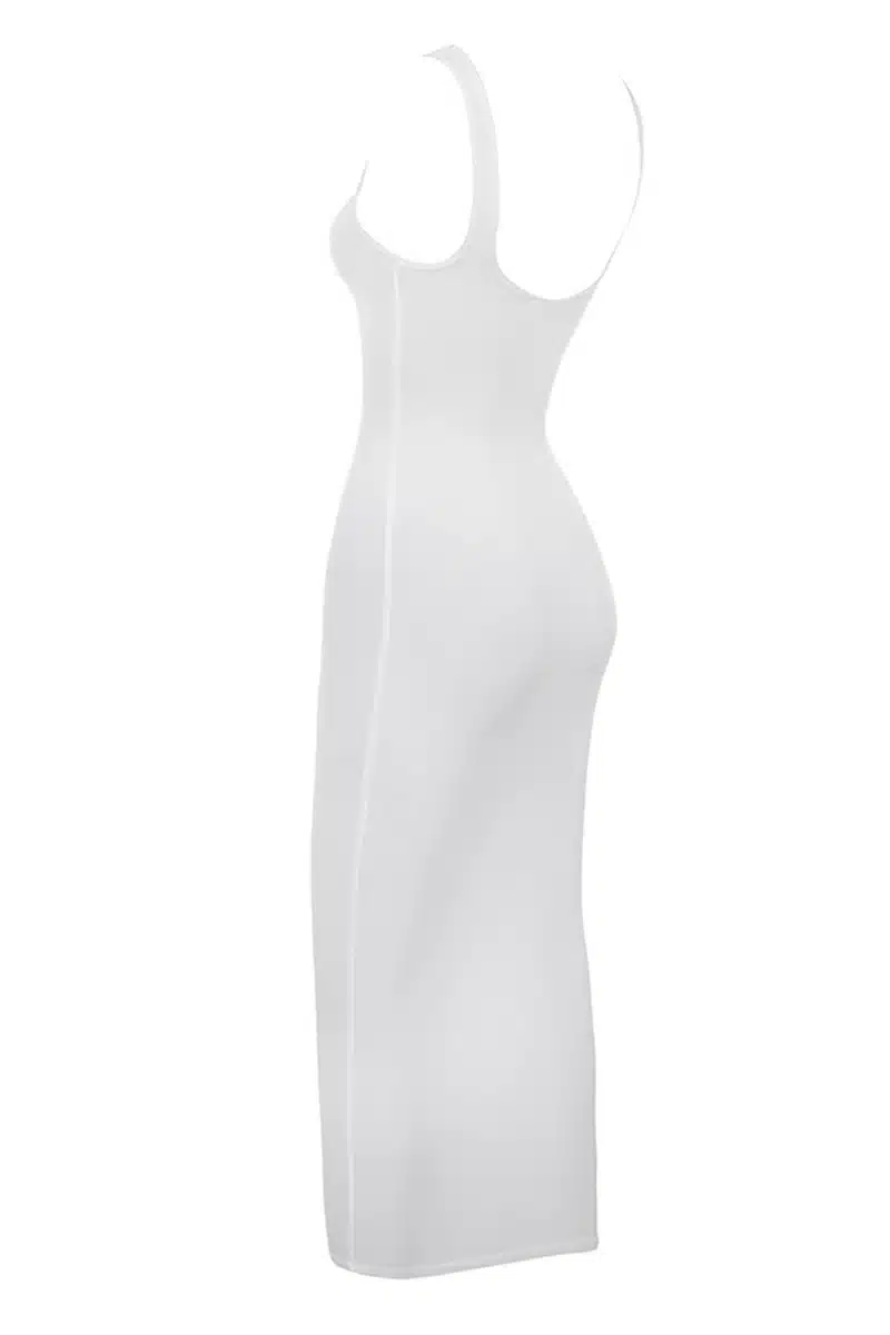 NewAsia Garden 2 Layers Cotton Autumn Dress Winter Women Long Dress Sexy Bodycon Dress Midi Club Ladies Dresses White Vestidos 39