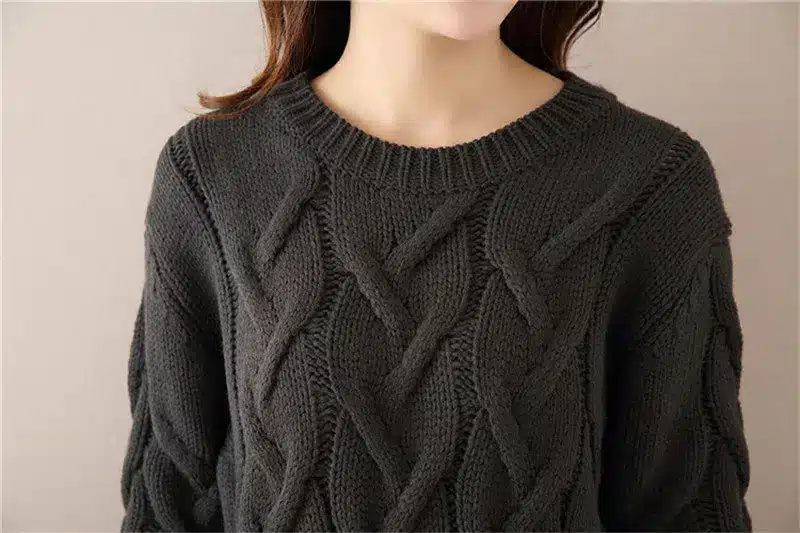 Fashion Autumn Winter Sweater Dress Women Clothes Ladies Long Sleeve Knitted O-neck Casual Dress Autumn Female Party Dresses 26