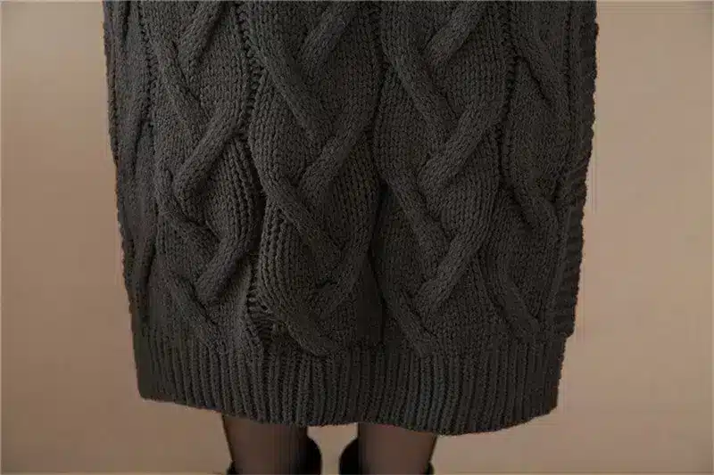 Fashion Autumn Winter Sweater Dress Women Clothes Ladies Long Sleeve Knitted O-neck Casual Dress Autumn Female Party Dresses 29