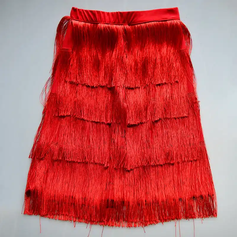 SIBYBO Tassel Strapless Sexy Two Pieces Set Bandage Dress 2018 Red White Summer Women Dress Elegant Mini Club Party Dresses 22