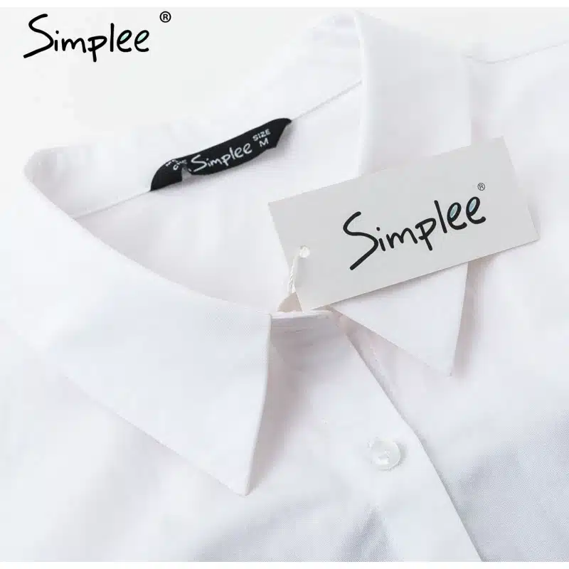 Simplee Elegant fake two piece stripe women dress Office lady sash long sleeve mini dress 2018 Autumn winter blazer blouse dress 22