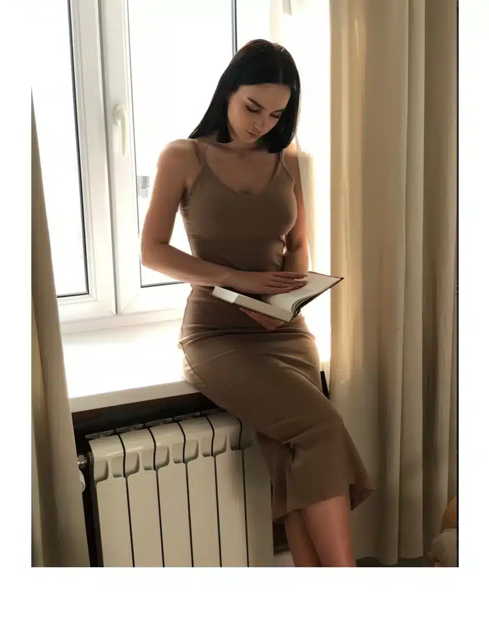WIXRA Basic Dress Sexy Bodycon Party Dress Women V Neck Side Split Rib Knit Summer Cami Dresses 2018 Fashion Elegant Midi Dress 22