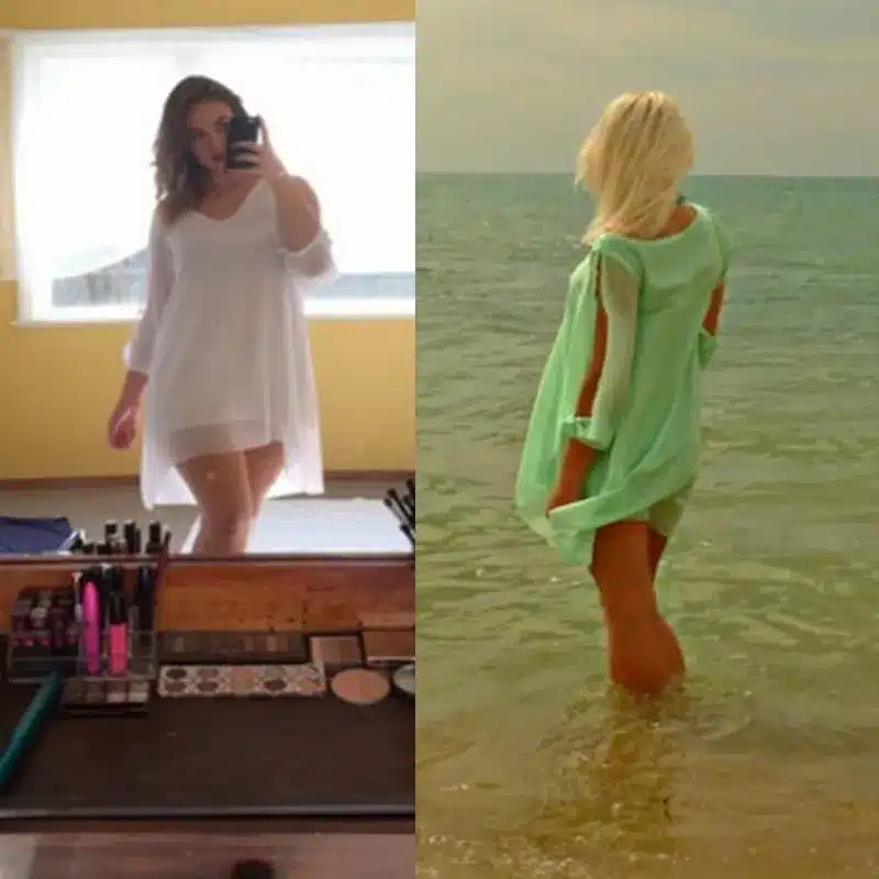 Summer Dress 2018 casual Plus Size Women Clothing Long sleeve solid color Chiffon V Dress Vestidos Beach Dress Loose neck dress 14