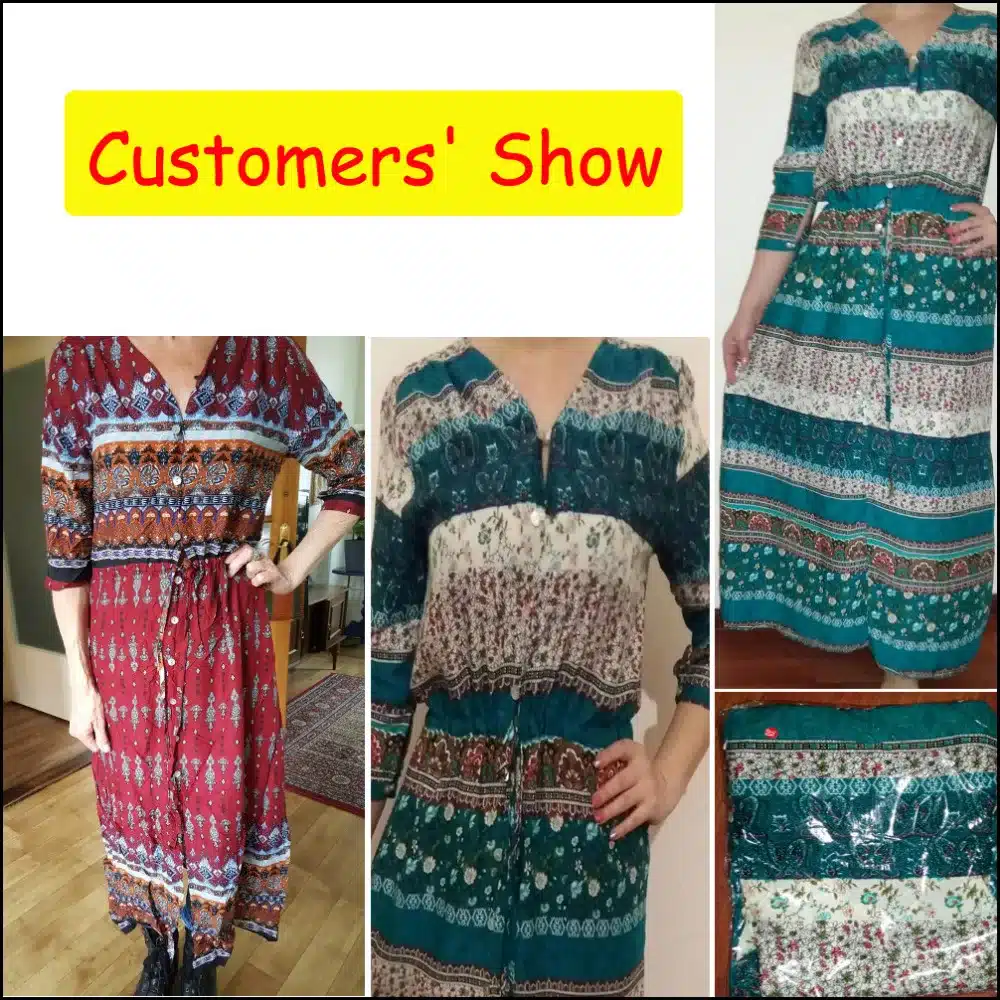 2018 new Bohemian printing long dress women maxi long dress floral print retro hippie vestidos chic brand clothing boho dress 10
