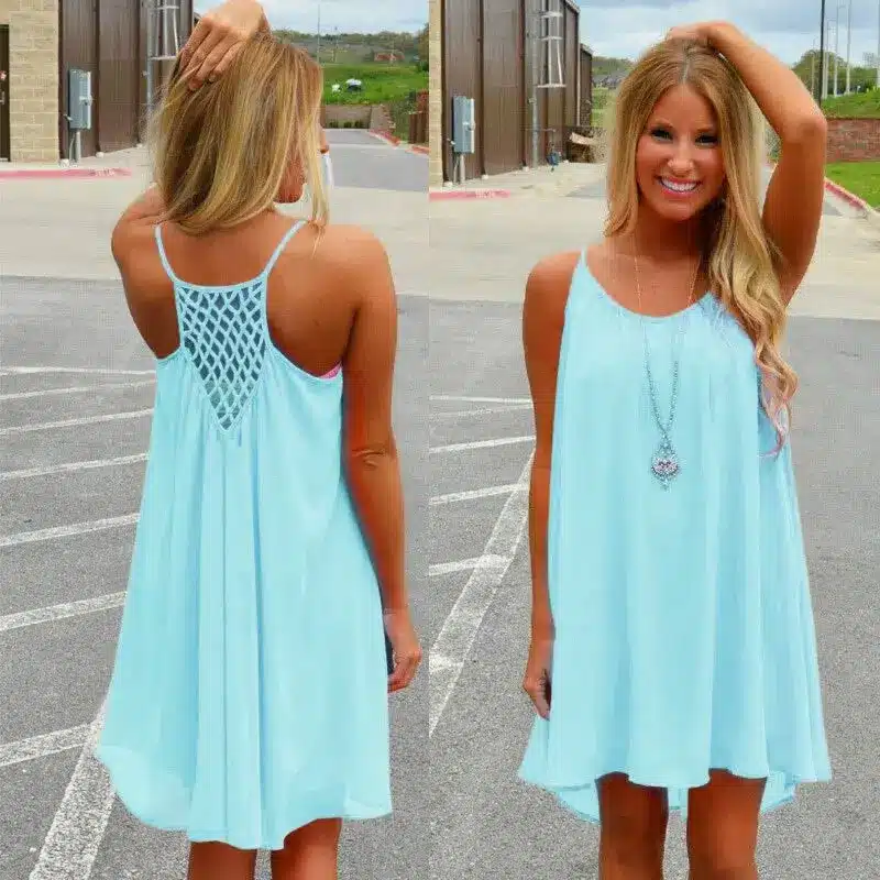 Women beach dress fluorescence female summer dress chiffon voile women dress 2018 summer style women clothing plus size 16