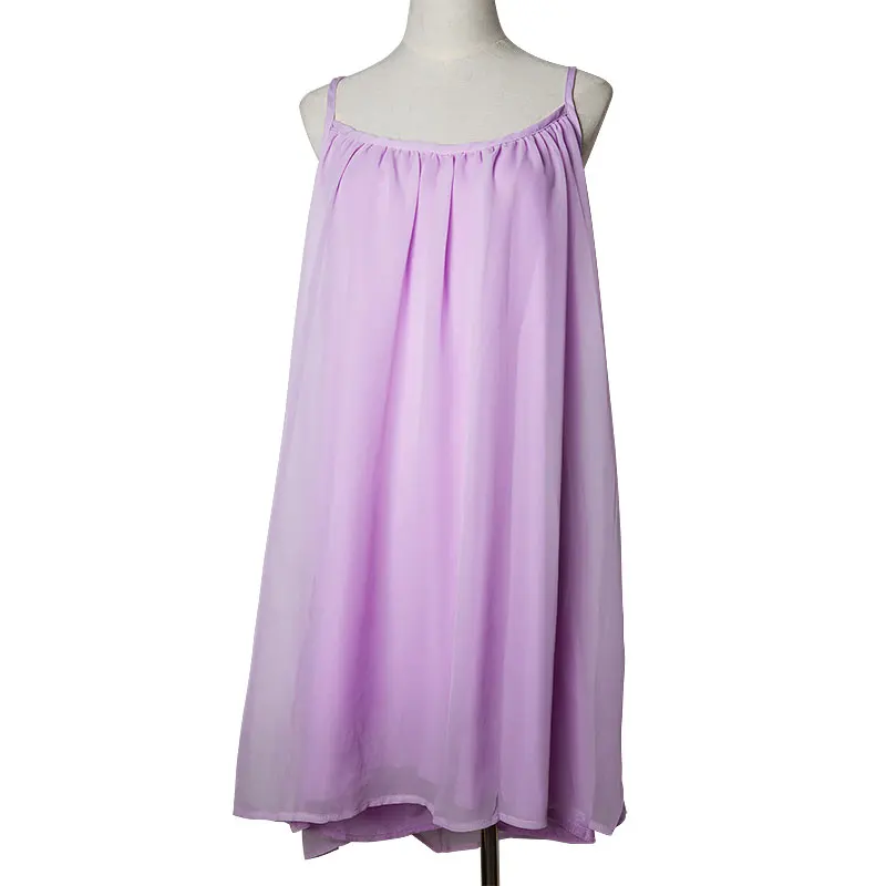 Women beach dress fluorescence female summer dress chiffon voile women dress 2018 summer style women clothing plus size 22