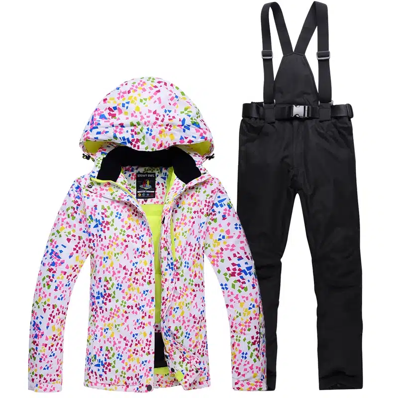 Cheaper woman skiing suit sets snowboarding clothes waterproof windproof winter Snow Costumes jackets +bibs pants Ski suit Hot 20