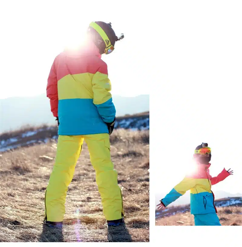 Saenshing Waterproof Ski Suit Men Mountain Skiing Jacket + Snowboard Pants Breathable Winter Snow Snowmobile Coat -30 Degree 8