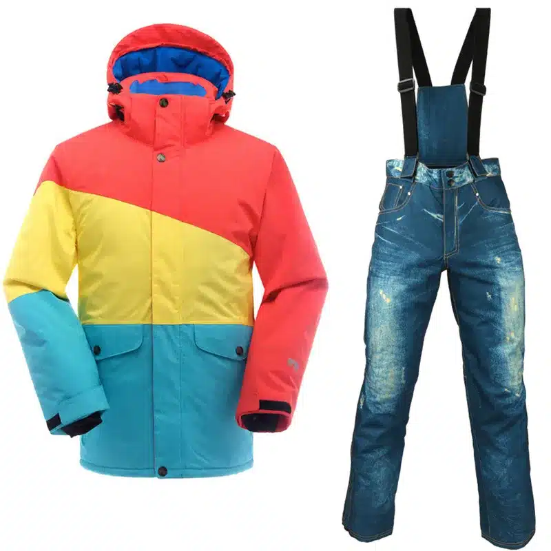 Saenshing Waterproof Ski Suit Men Mountain Skiing Jacket + Snowboard Pants Breathable Winter Snow Snowmobile Coat -30 Degree 13