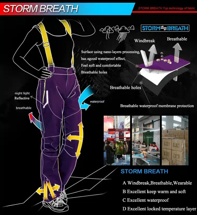 -30 Degree Winter Warm Ski Suit for Women Waterproof 10K Breathable Snowboard Jackets + Pants Female Outdoor Sports Clothes Set 30