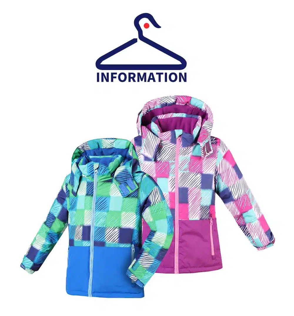 Detector Boy Girl Ski Suit Waterproof Windproof Hooded Jacket and Pant Thermal Little Kid Ski snowboard Bid Children Clothing 2
