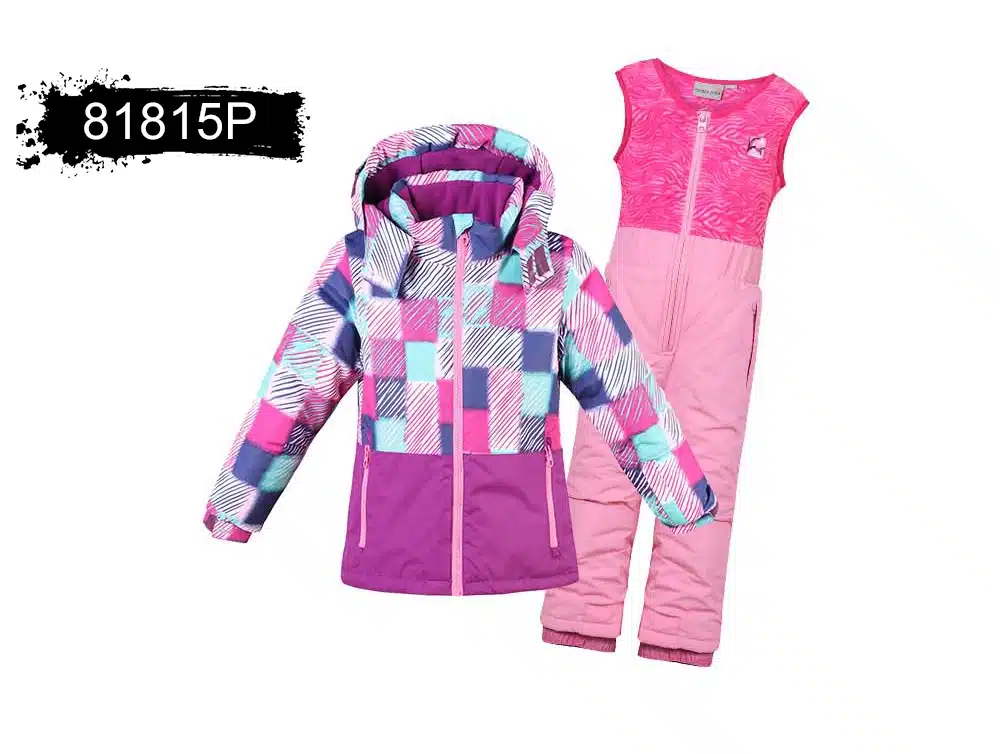 Detector Boy Girl Ski Suit Waterproof Windproof Hooded Jacket and Pant Thermal Little Kid Ski snowboard Bid Children Clothing 7