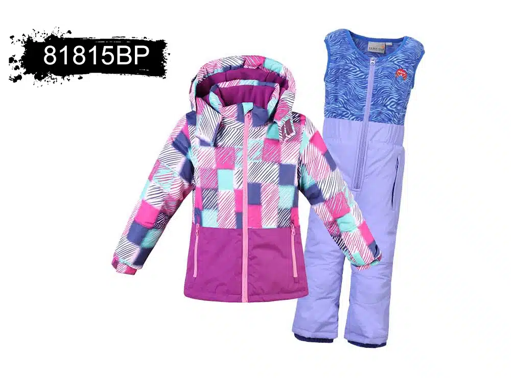 Detector Boy Girl Ski Suit Waterproof Windproof Hooded Jacket and Pant Thermal Little Kid Ski snowboard Bid Children Clothing 8