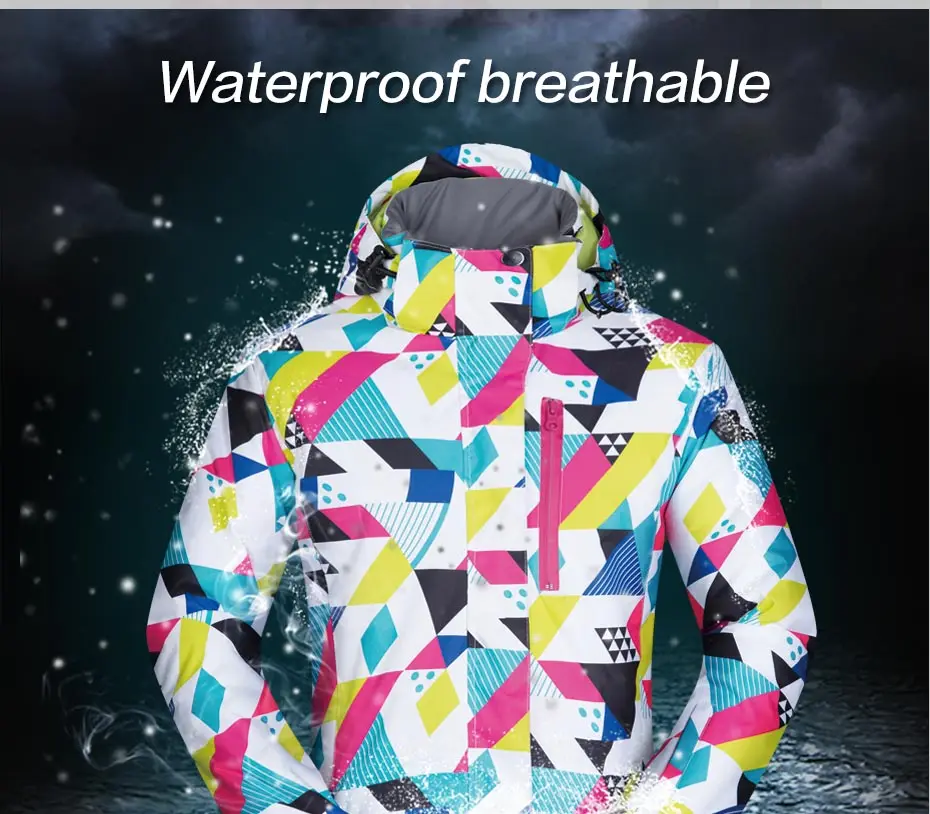 Women Ski Suit Brands Winter 2018 High Quality Warm Waterproof Windproof Clothes Snow Pants And Jacket Skiing Snowboarding Suits 22