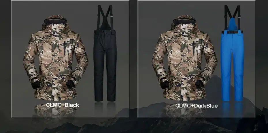 Ski Suit Men Winter 2018 Thermal Waterproof Windproof Clothes Snow pants Ski Jacket Men Set Skiing And Snowboarding Suits Brands 49