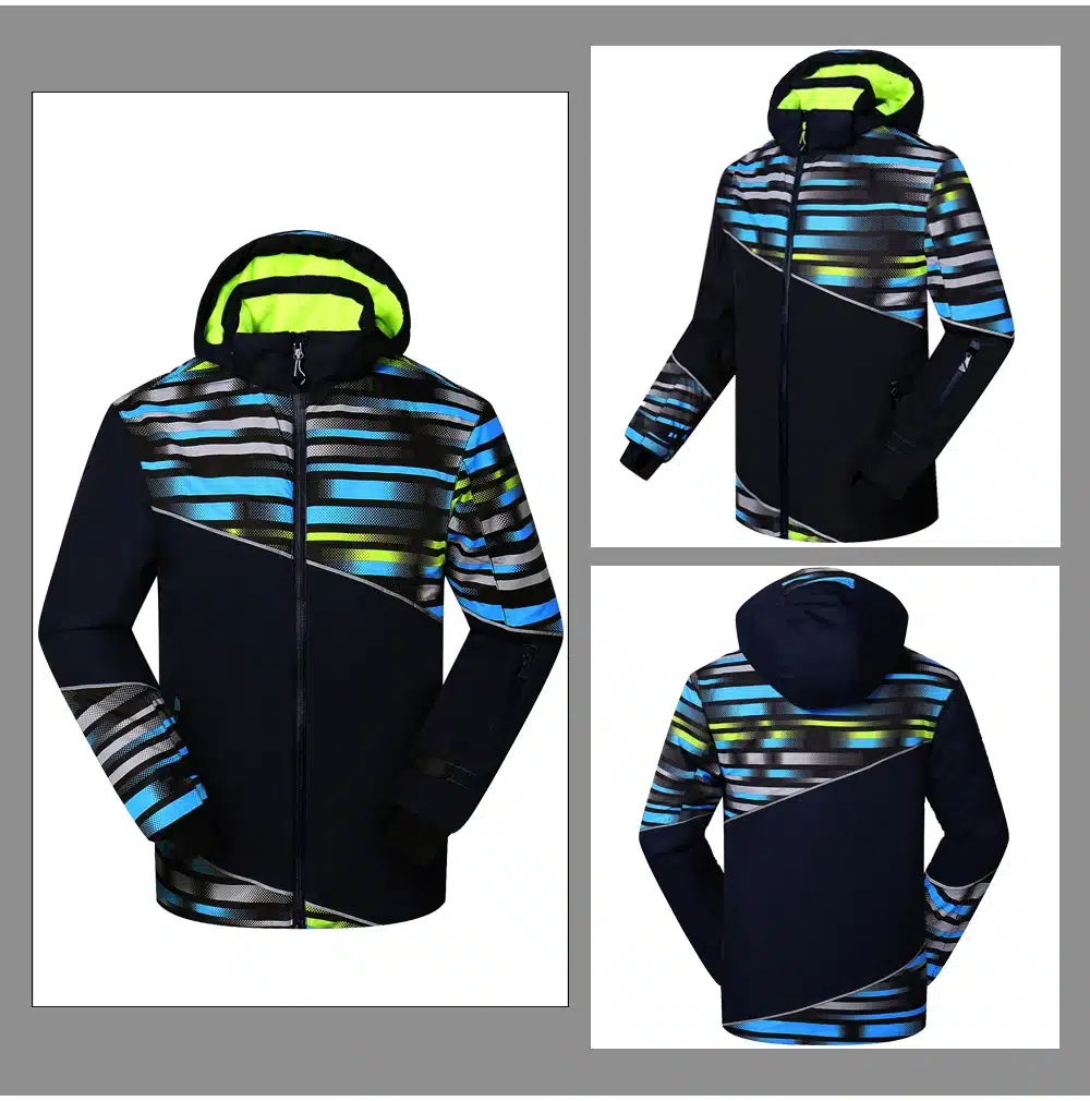Detector Boys Outdoor Ski Set Waterproof Windproof Warm Ski Jacket Kids Winter Snowboard Suit 4