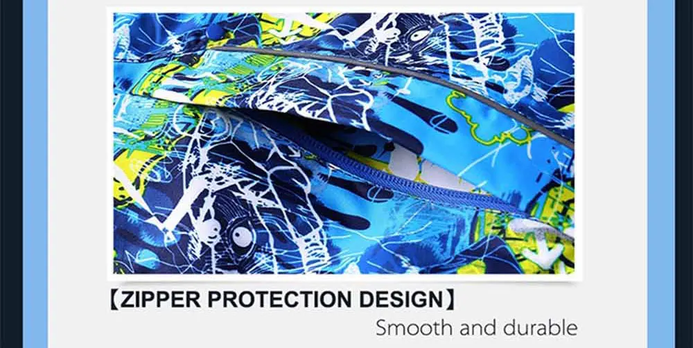 Detector Boys Winter Waterproof Windproof Ski Sets Kids Warm Ski Jacket Children Outdoor Hooded Snowboard Sports Suits 10