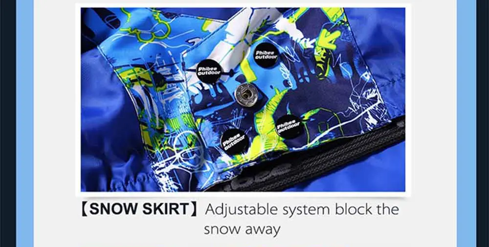 Detector Boys Winter Waterproof Windproof Ski Sets Kids Warm Ski Jacket Children Outdoor Hooded Snowboard Sports Suits 11