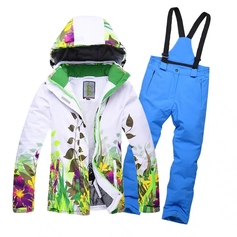 2018 New Outdoor Children's Ski Suit Winter Boys Girls Waterproof Breathable Warm Korean Style Fleece Ski Jacket Pants 2pcs Set 17