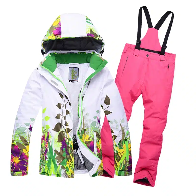 2018 New Outdoor Children's Ski Suit Winter Boys Girls Waterproof Breathable Warm Korean Style Fleece Ski Jacket Pants 2pcs Set 18