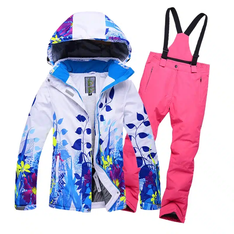 2018 New Outdoor Children's Ski Suit Winter Boys Girls Waterproof Breathable Warm Korean Style Fleece Ski Jacket Pants 2pcs Set 20