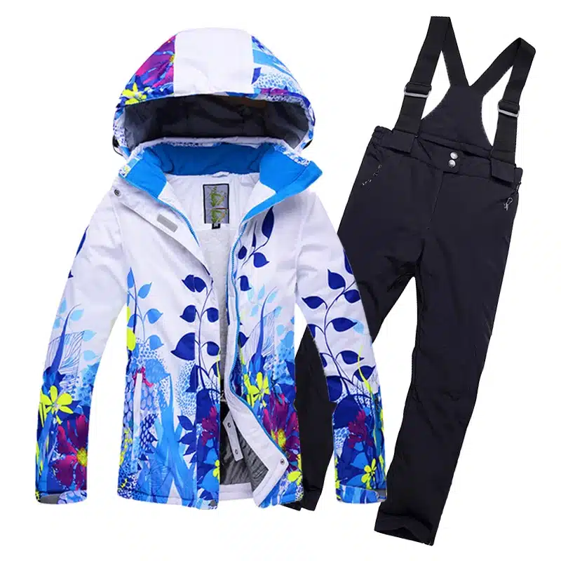 2018 New Outdoor Children's Ski Suit Winter Boys Girls Waterproof Breathable Warm Korean Style Fleece Ski Jacket Pants 2pcs Set 25