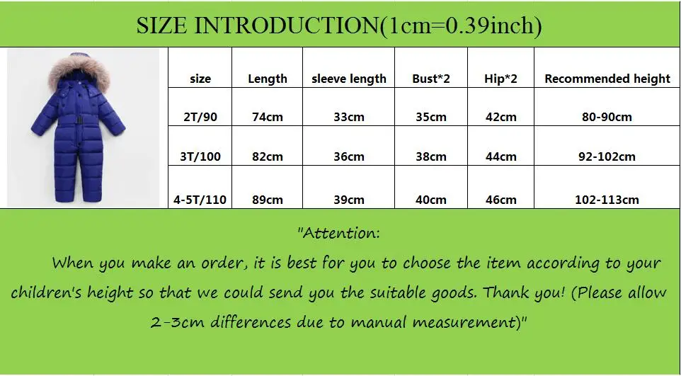 Russian Winter Jumpsuits Outdoor Wear Kids Ski Suit Children Down Rompers with Real Fur Hooded Warm Boys Girls for -30 Degree 6