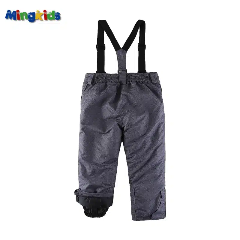 Mingkids Snowsuit toddler Boy Ski set Outdoor Winter Warm Snow Suit hooded waterproof windproof padded European Size 16