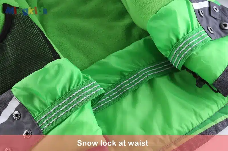 Mingkids Snowsuit toddler Boy Ski set Outdoor Winter Warm Snow Suit hooded waterproof windproof padded European Size 29