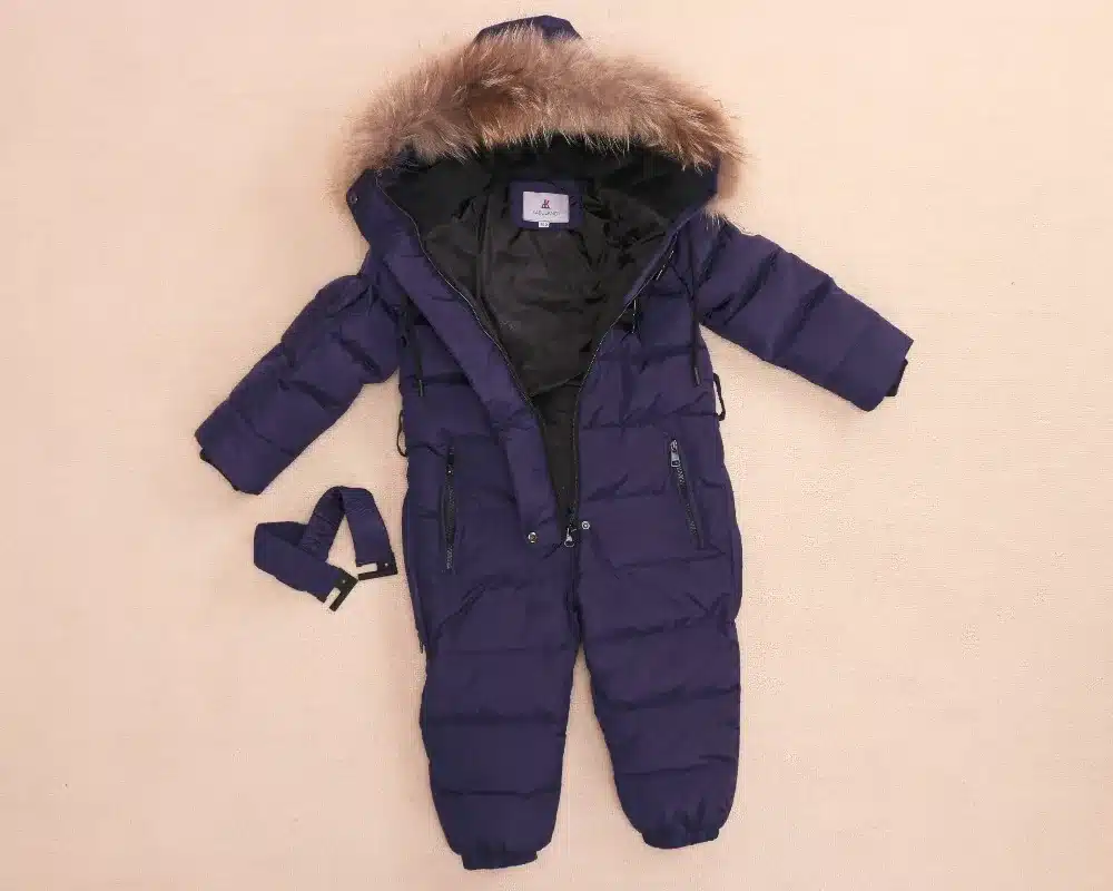 Outdoor Wear Kids Ski Suit Children Down Rompers With Genuine Fur Hood Warm Boys Girls Winter Jumpsuits For -30 Degree 3-8 Years 19