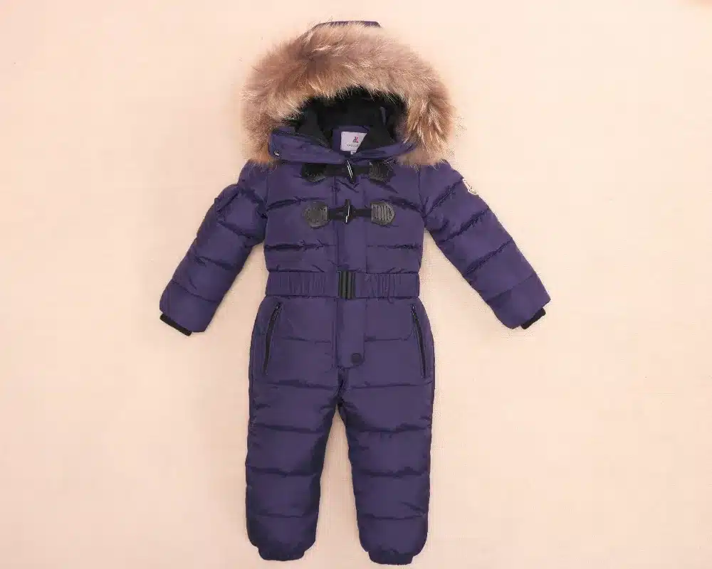 Outdoor Wear Kids Ski Suit Children Down Rompers With Genuine Fur Hood Warm Boys Girls Winter Jumpsuits For -30 Degree 3-8 Years 22