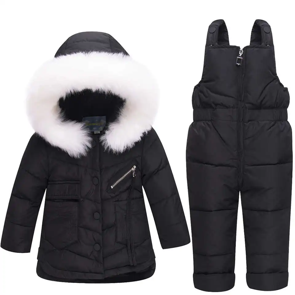 2018 Winter Children's Clothing Set Baby Girl Winter Jumpsuit Down Jacket for Girls Boys Coat Clothes Thicken Ski Snow Suit 21