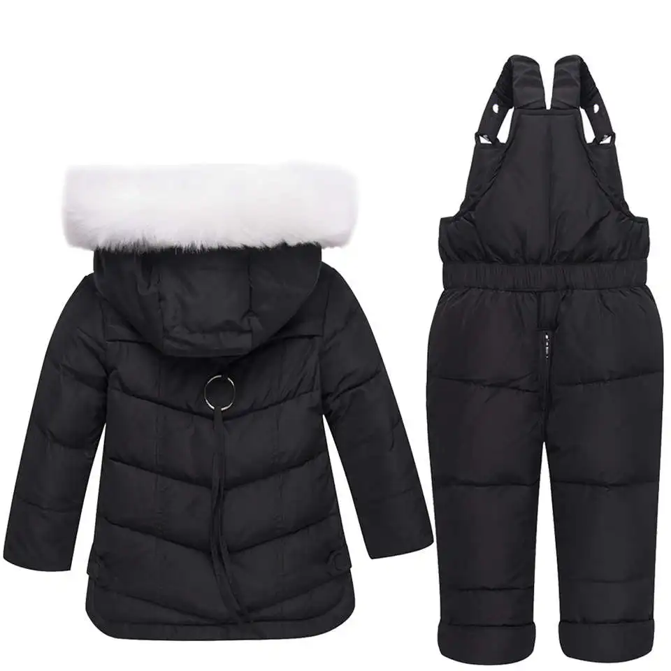 2018 Winter Children's Clothing Set Baby Girl Winter Jumpsuit Down Jacket for Girls Boys Coat Clothes Thicken Ski Snow Suit 22