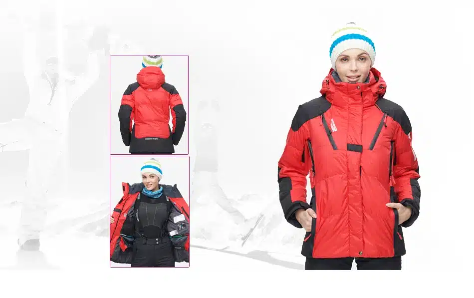 RUNNING RIVER Brand Women Winter Warm Ski Jacket S-XXXL Size Women Windproof Sports Jackets High Quality Snow Jacket #L4984 5
