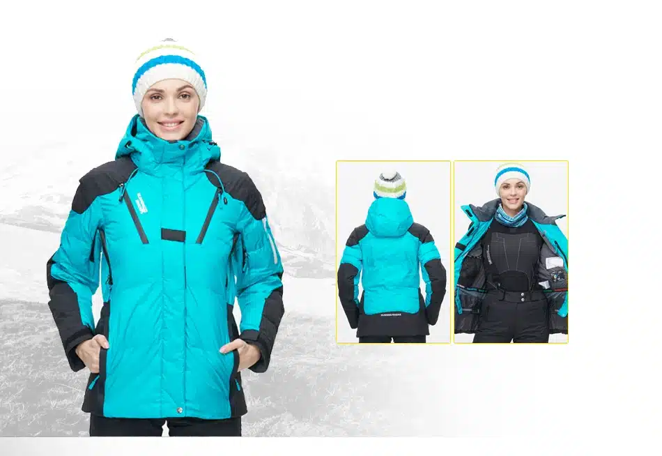 RUNNING RIVER Brand Women Winter Warm Ski Jacket S-XXXL Size Women Windproof Sports Jackets High Quality Snow Jacket #L4984 6