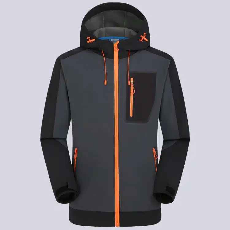LoClimb Winter Waterproof Softshell Jacket Men Fishing Climbing Windproof Rain Coat Fleece Trekking Ski Hiking Jackets,AM039 17