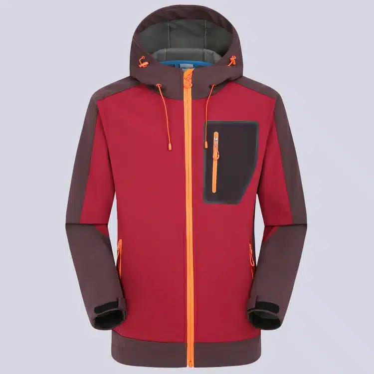 LoClimb Winter Waterproof Softshell Jacket Men Fishing Climbing Windproof Rain Coat Fleece Trekking Ski Hiking Jackets,AM039 18