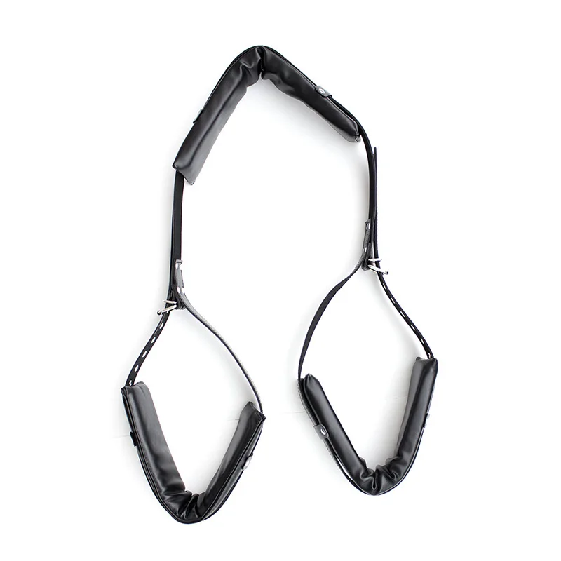 Leather Sponge BDSM Bondage Restraints Open Leg Adult SM Game Restrain Ropes Sex Swing For Women Sex Toys For Adults Couples 12