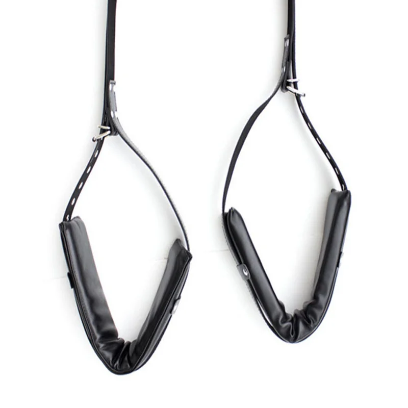 Leather Sponge BDSM Bondage Restraints Open Leg Adult SM Game Restrain Ropes Sex Swing For Women Sex Toys For Adults Couples 14