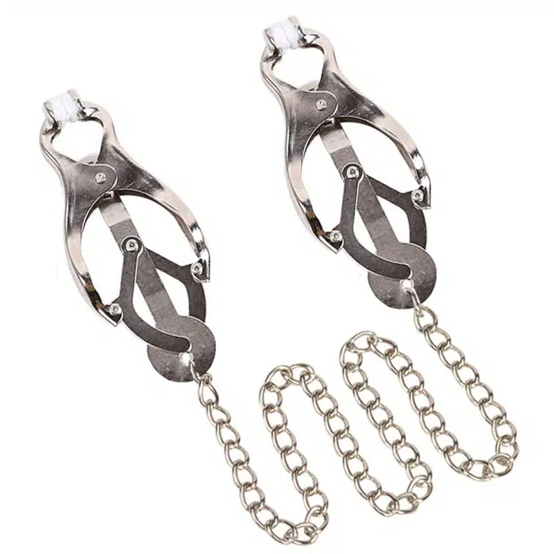 Women Erotik Flirting Nipple Clamps Chain Nipple Clamp Erotico Pinzas Pezones Couples Juegos Sexuales Bdsm Bondage Restraints 9