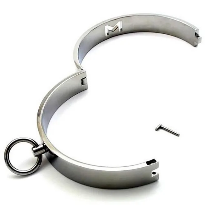 New BDSM Toys Female Stainless Steel Metal Neck Collar Sex Slave Role Play Necklace For Women Fetish Restraint Bondage Ring 10