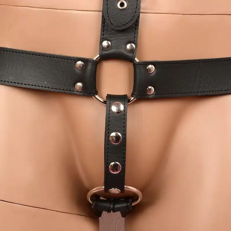PU Leather BDSM Bondage Slave Harness Body Bondage Sex Toy for Man Accessories Set Adult Fetish Erotic Toys 11