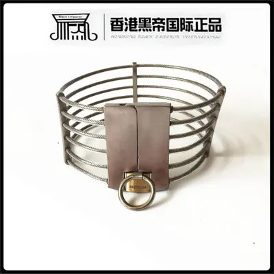 HOT fashion stainless steel metal bondage restraints neck collar slave bdsm collars feish sex toys for adult games products 2