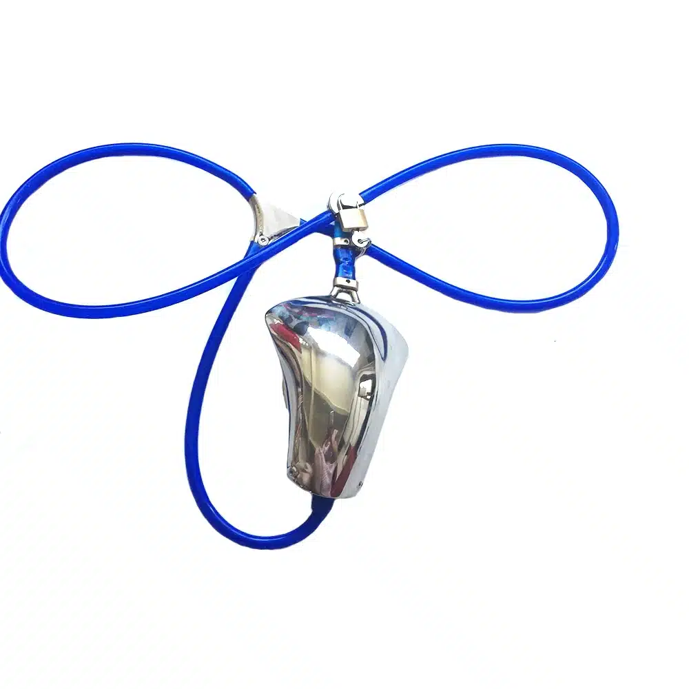 Metal Male Chastity Cage Stainless Steel Chastity Belt With Anal Plug Slave BDSM Bondage Fetish Lockable Penis Restraint Device 3