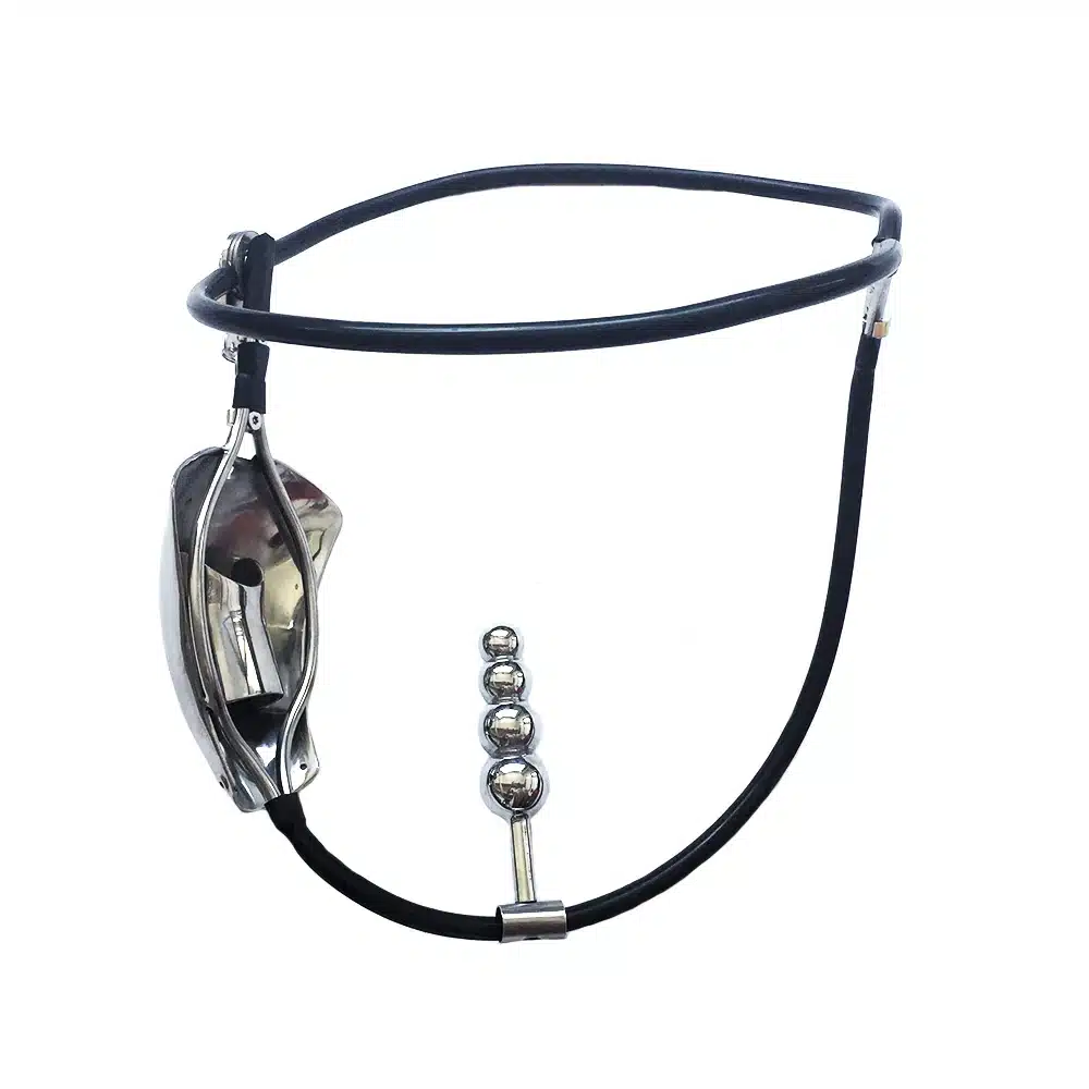 Metal Male Chastity Cage Stainless Steel Chastity Belt With Anal Plug Slave BDSM Bondage Fetish Lockable Penis Restraint Device 6