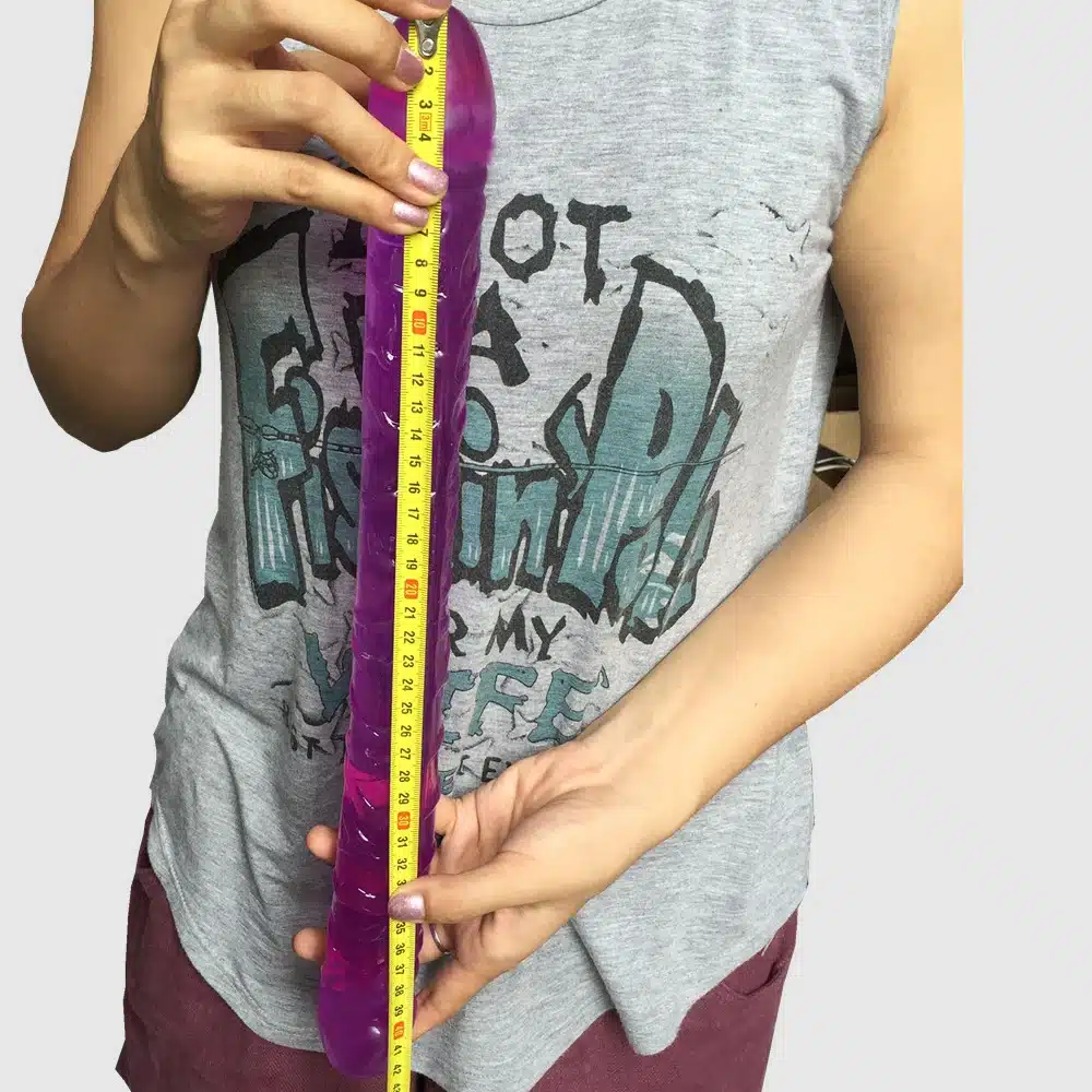 big thick Double Dildo 16.5 Inch 42cm L dual glan penis for Women Gay Lesbian Double Ended Dong Sex Toy Sex Product 5
