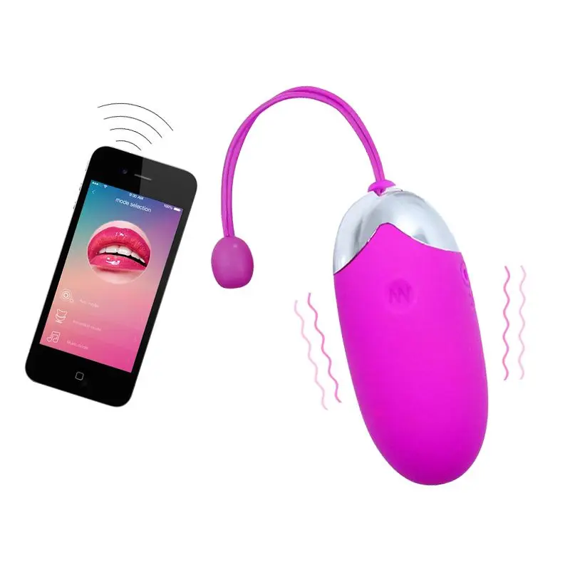 Bluetooth USB Rechargeable Wireless App Remote Control Jump Egg Vibrators Silicone Vibrating Egg Vibrator Sex Toys for Woman 2