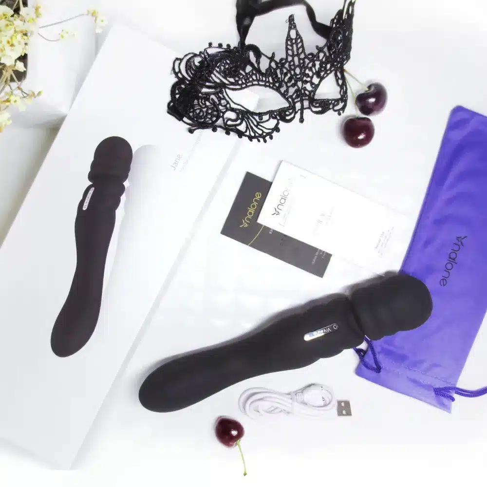 Nalone Double Motors Multi Speed Vibrator Sex Toys for Women Massage Wand for G Spot and Vagina Erotic Toys for Adult Waterproof 5