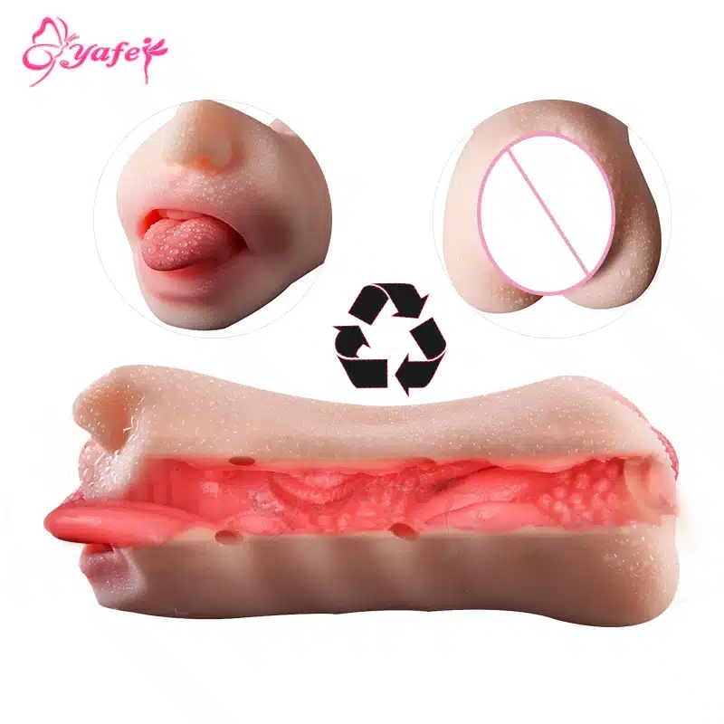 Vibrator Sex toy for Men masturbator cup Realistic pussy male oral sex toys Blowjob penis massager adult Sex toy for Men 19